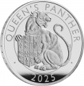 2 Pounds 2025, United Kingdom (Great Britain), Charles III, Royal Tudor Beasts, Queen’s Panther