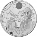 2 Pounds 2023, United Kingdom (Great Britain), Charles III, 40th Anniversary of the Star Wars, R2-D2 and C-3PO