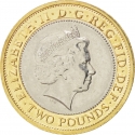 2 Pounds 2013, KM# 1240, United Kingdom (Great Britain), Elizabeth II, 150th Anniversary of London Underground, Roundel