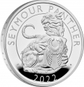 2 Pounds 2022, United Kingdom (Great Britain), Elizabeth II, Royal Tudor Beasts, Seymour Panther