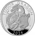 2 Pounds 2024, United Kingdom (Great Britain), Charles III, Royal Tudor Beasts, Tudor Dragon