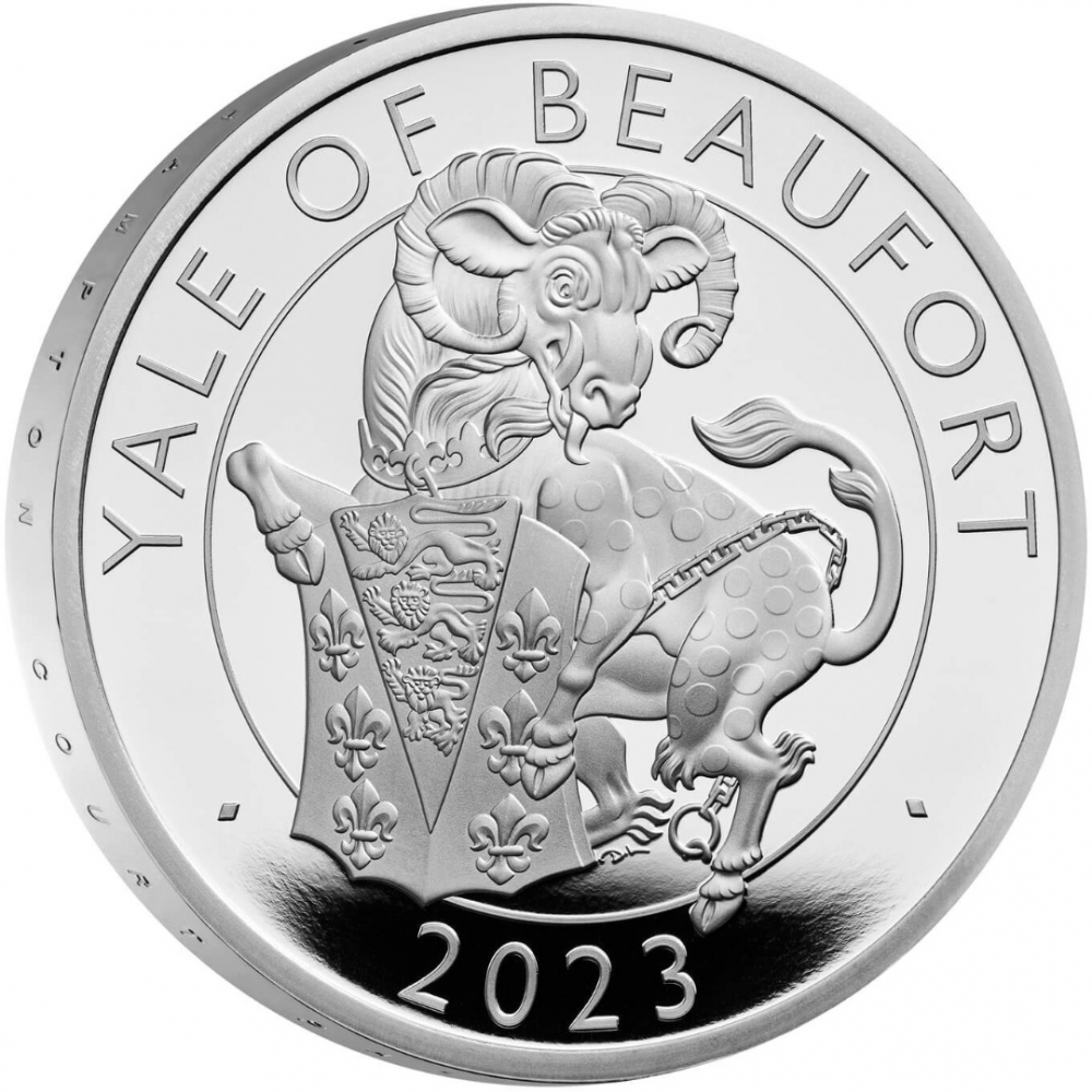 2 Pounds 2023, Sp# TBCSA3, United Kingdom (Great Britain), Elizabeth II, Royal Tudor Beasts, Yale of Beaufort