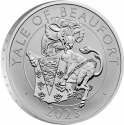 2 Pounds 2023, United Kingdom (Great Britain), Elizabeth II, Royal Tudor Beasts, Yale of Beaufort