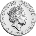 20 Pounds 2015, Sp# N4, United Kingdom (Great Britain), Elizabeth II, Britain’s Longest Reigning Monarch