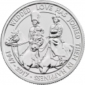 20 Pounds 2017, KM# 1466, United Kingdom (Great Britain), Elizabeth II, 70th Wedding Anniversary of Queen Elizabeth II and Prince Philip, Platinum Wedding