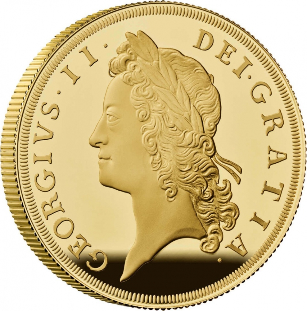 200 Pounds 2023, United Kingdom (Great Britain), Charles III, British Monarchs Collection, George II