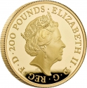 200 Pounds 2022, United Kingdom (Great Britain), Elizabeth II, Royal Tudor Beasts, Seymour Panther