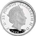 25 Pounds 2021, United Kingdom (Great Britain), Elizabeth II, Britannia