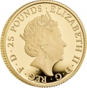 25 Pounds 2022, Sp# TBCGA1, United Kingdom (Great Britain), Elizabeth II, Royal Tudor Beasts, Seymour Panther