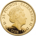25 Pounds 2020, United Kingdom (Great Britain), Elizabeth II, Chinese Zodiac, Year of the Rat