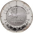 5 Pounds 1999-2000, KM# 1006a, United Kingdom (Great Britain), Elizabeth II, Third Millennium