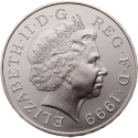 5 Pounds 1999-2000, KM# 1006, United Kingdom (Great Britain), Elizabeth II, Third Millennium