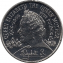 5 Pounds 2000, KM# 1007, United Kingdom (Great Britain), Elizabeth II, 100th Anniversary of Birth of the Queen Mother