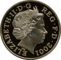 5 Pounds 2001, KM# 1015b, United Kingdom (Great Britain), Elizabeth II, 100th Anniversary of Death of Queen Victoria