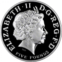 5 Pounds 2005, KM# 1053a, United Kingdom (Great Britain), Elizabeth II, 200th Anniversary of the Battle of Trafalgar