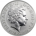 5 Pounds 2005, KM# 1054a, United Kingdom (Great Britain), Elizabeth II, 200th Anniversary of Death of Horatio Nelson