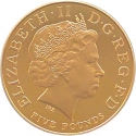 5 Pounds 2005, KM# 1054b, United Kingdom (Great Britain), Elizabeth II, 200th Anniversary of Death of Horatio Nelson