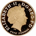 5 Pounds 2006, KM# 1062b, United Kingdom (Great Britain), Elizabeth II, 80th Anniversary of Birth of Elizabeth II