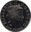 5 Pounds 2008, KM# 1103, United Kingdom (Great Britain), Elizabeth II, 60th Anniversary of Birth of Prince Charles