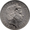 5 Pounds 2011, KM# 1203, United Kingdom (Great Britain), Elizabeth II, Wedding of Prince William and Catherine Middleton