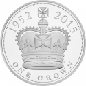 5 Pounds 2015, KM# 1301a, United Kingdom (Great Britain), Elizabeth II, Britain’s Longest Reigning Monarch