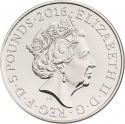 5 Pounds 2016, KM# 1387, United Kingdom (Great Britain), Elizabeth II, 90th Anniversary of Birth of Elizabeth II