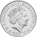5 Pounds 2017, KM# 1456, United Kingdom (Great Britain), Elizabeth II, Remembrance Day