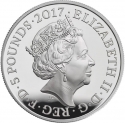 5 Pounds 2017, KM# 1456a, United Kingdom (Great Britain), Elizabeth II, Remembrance Day