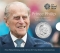 5 Pounds 2017, KM# 1443, United Kingdom (Great Britain), Elizabeth II, Prince Philip Celebrating a Life of Service, Coincard