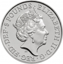 5 Pounds 2018, KM# 1582, United Kingdom (Great Britain), Elizabeth II, 5th Anniversary of Birth of Prince George