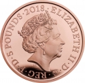 5 Pounds 2018, KM# 1593b, United Kingdom (Great Britain), Elizabeth II, 70th Anniversary of Birth of Prince Charles