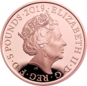 5 Pounds 2019, Sp# L77, United Kingdom (Great Britain), Elizabeth II, 200th Anniversary of Birth of Queen Victoria