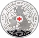 5 Pounds 2020, Sp# L85, United Kingdom (Great Britain), Elizabeth II, 150th Anniversary of the British Red Cross