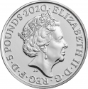 5 Pounds 2020, Sp# L79, United Kingdom (Great Britain), Elizabeth II, 200th Anniversary of Death of George III