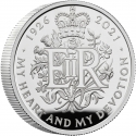 5 Pounds 2021, United Kingdom (Great Britain), Elizabeth II, 95th Anniversary of Birth of Elizabeth II