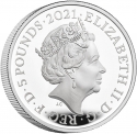 5 Pounds 2021, Sp# L92, United Kingdom (Great Britain), Elizabeth II, Death of Prince Philip
