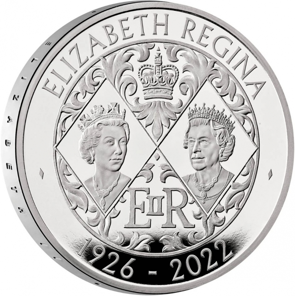 5 Pounds 2022, United Kingdom (Great Britain), Charles III, Queen Elizabeth II Memorial Coin Collection