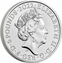 5 Pounds 2022, Sp# L97, United Kingdom (Great Britain), Elizabeth II, 40th Anniversary of Birth of Prince William