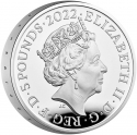 5 Pounds 2022, Sp# L97, United Kingdom (Great Britain), Elizabeth II, 40th Anniversary of Birth of Prince William