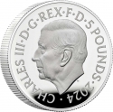 5 Pounds 2024, United Kingdom (Great Britain), Charles III, Liberty and Britannia