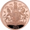 5 Pounds 2025, United Kingdom (Great Britain), Charles III, Coat of Arms of King Charles III