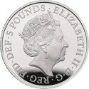 5 Pounds 2018, KM# 1602a, United Kingdom (Great Britain), Elizabeth II, 250th Anniversary of the Royal Academy of Arts