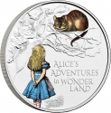 5 Pounds 2021, Sp# AW7, United Kingdom (Great Britain), Elizabeth II, Treasury of Tales, Alice's Adventures In Wonderland
