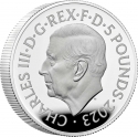 5 Pounds 2023, United Kingdom (Great Britain), Charles III, Six Decades of 007, Bond Films of the 1970s