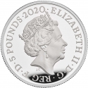 5 Pounds 2020, Sp# DB3, United Kingdom (Great Britain), Elizabeth II, Music Legends, David Bowie