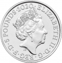 5 Pounds 2020, Sp# DB4, United Kingdom (Great Britain), Elizabeth II, Music Legends, David Bowie