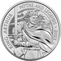 5 Pounds 2023, United Kingdom (Great Britain), Charles III, Myths and Legends, King Arthur