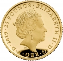 25 Pounds 2019, Sp# OA6, United Kingdom (Great Britain), Elizabeth II, Tower of London, Legend of the Ravens