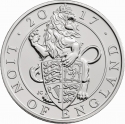 5 Pounds 2017-2019, KM# 1460, United Kingdom (Great Britain), Elizabeth II, Queen's Beasts, Lion of England