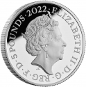 5 Pounds 2022, United Kingdom (Great Britain), Elizabeth II, City Views, London